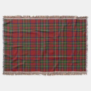 Royal Stewart Tartan Traditionelle Karierte Weihna Decke