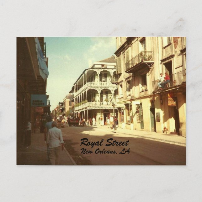 Royal Street, New Orleans, Carte postale (Devant)