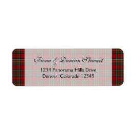 Royal Stuart Tartan Rücksendeadresse