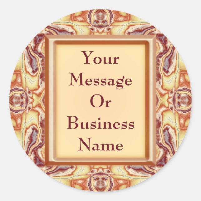 Royal Tapestry Runder Aufkleber (Vorderseite)