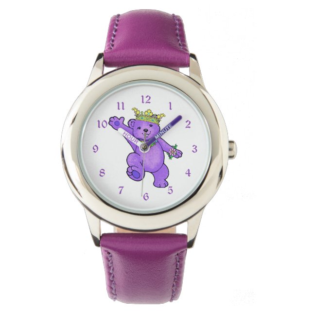 Royal Teddy Bear Princess Armbanduhr (Vorderseite)