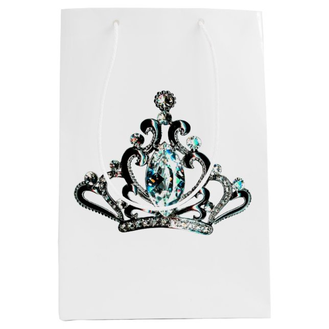 "Royal Tiara" Mittlere Geschenktüte (Vorderseite)