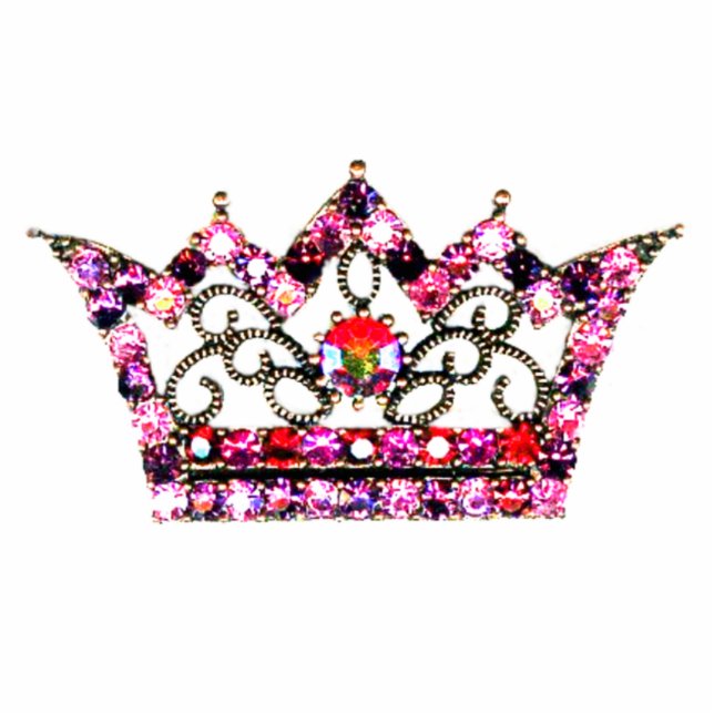 Royal Tiara Skulptur - Maßgeschneidert Freistehende Fotoskulptur (Vorne)