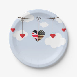 Royal Wedding Disposable Tableware Pappteller