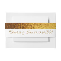Royal Wedding Golden Shiny Bly Band