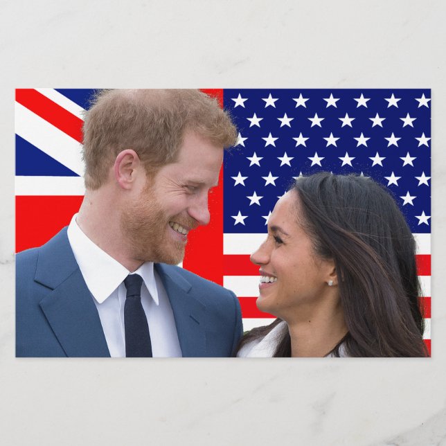 Royal Wedding Harry und Meghan Briefpapier (Vorderseite)