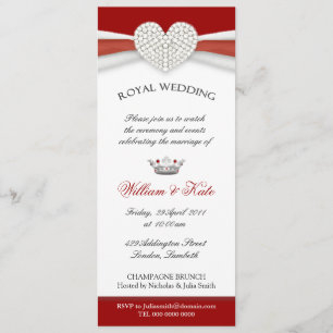 Royal Wedding House Party Einladungen