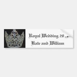 Royal Wedding/Kate & William Autoaufkleber