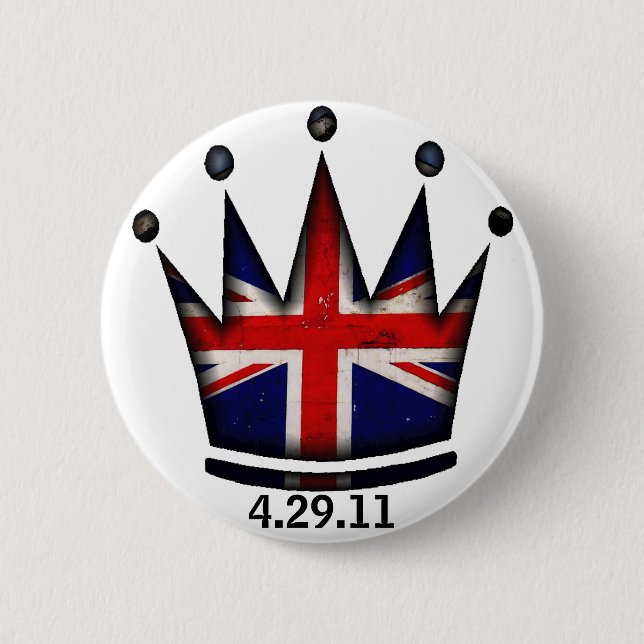 Royal Wedding Kate & William Button (Vorderseite)