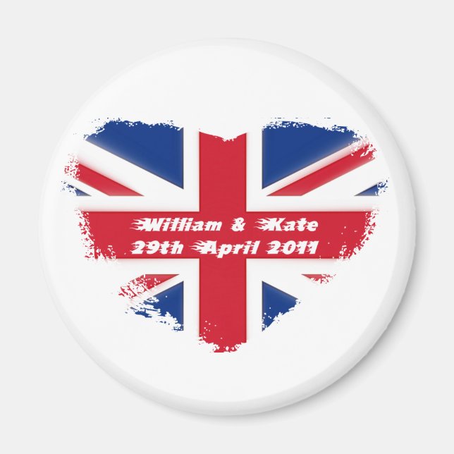 Royal Wedding - Kate & William Magnet (Vorne)