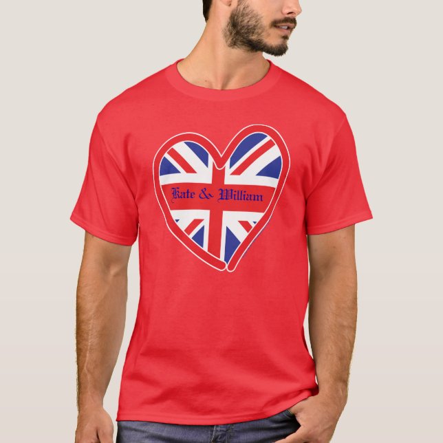 Royal Wedding/Kate & William T-Shirt (Vorderseite)