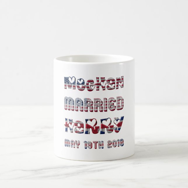 Royal Wedding Meghan Markle Prince Harry 19. Mai Kaffeetasse (Mittel)
