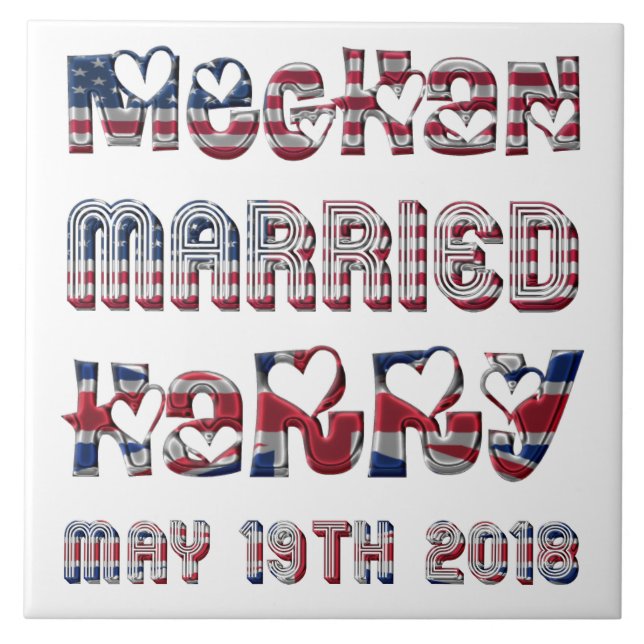 Royal Wedding Meghan Markle Prince Harry Fliese (Vorderseite)