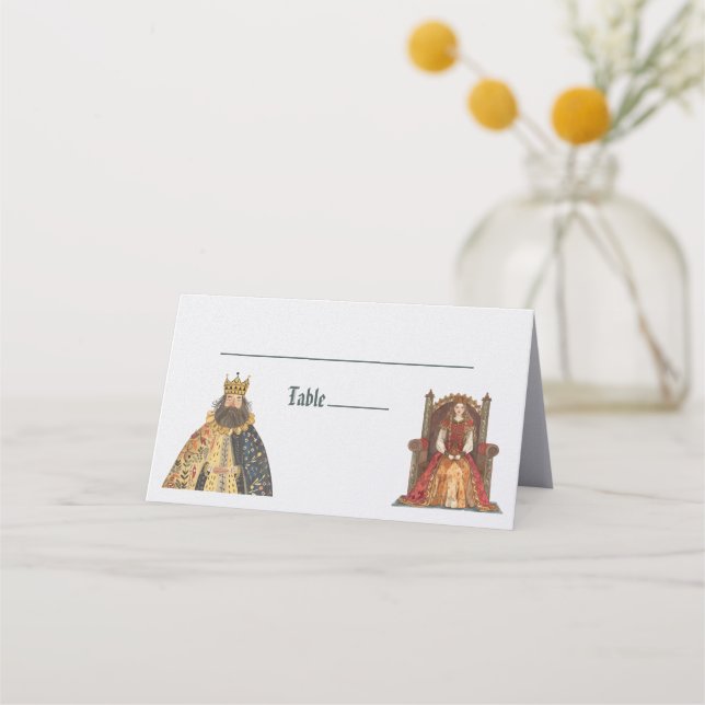 Royal Wedding Platzkarte (Vorderseite)