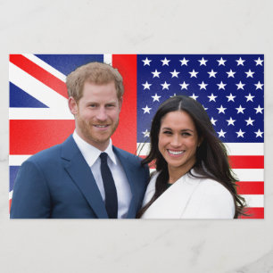 Royal Wedding Prince Harry und Meghan Markle Briefpapier