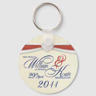 Royal Wedding Souvenir - William & Kate Key Rings Schlüsselanhänger