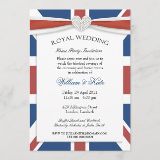 Royal Wedding Watch Party Einladungen
