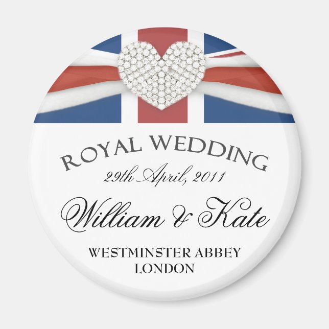 Royal Wedding - William & Kate Keepake Magnet (Vorne)