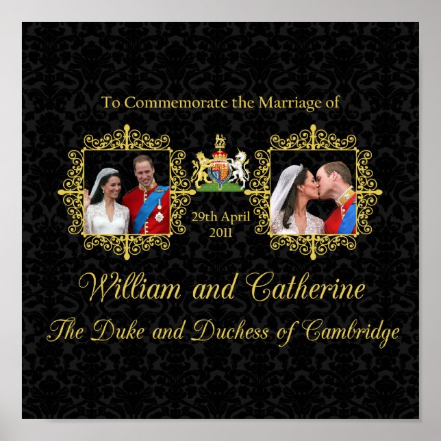 Royal Wedding - William und Kate Poster (Vorne)