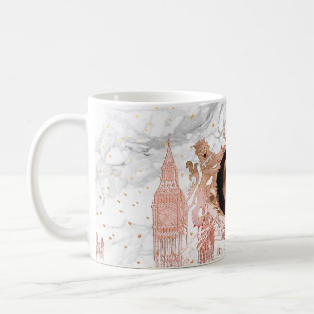 ROYAL WEDEDING KISS, HARRY+MEGHAN KAFFEETASSE (Links)