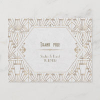 Royal White Gold Great Wedding Vielen Dank
