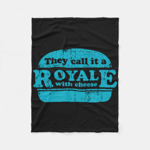 Royale With Cheese Burger Liebhaber Fleecedecke