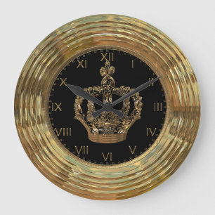 Royalee Boleyn Zeitstück Große Wanduhr