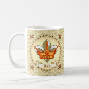 Royalitäts-Königs-Krone-Vater-Tasse Kaffeetasse