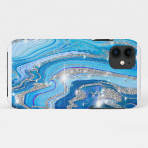 Royally Blue Agate iPhone 11 Coques