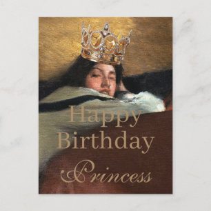 Royalty ist so Posh Happy Birthday Princess Postkarte