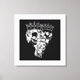 Royalty Made King & Queen Stretched Canvas Print Leinwanddruck