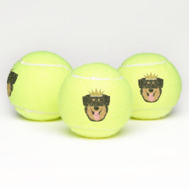 Royalty Rottweiler Dog Tennisbälle