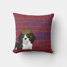 Royalty Rules - King Cavalier Throw Kissen