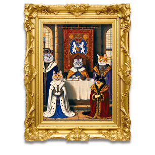 Royalty Runs in meiner Familie, Cat Lovers, Cat Ki Kissen
