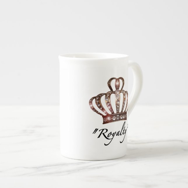 "Royalty" / TIARA-TASSE Prozellantasse (Vorderseite Rechts)