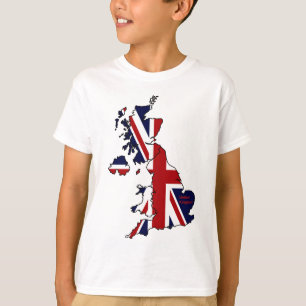 Royaume-Uni : La carte des T-shirts des enfants