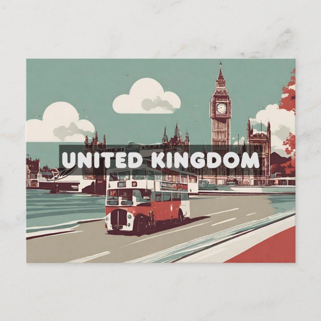Royaume-Uni Voyage Londres Carte postale (Devant)