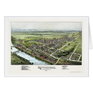 Royersford, carte panoramique de PA - 1893