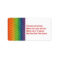 ROYGBIV Regenbogenblasen Verzerrte Farben