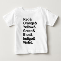 ROYGBIV Rotes orangefarbenes Gelbgrün-Indigoviolet