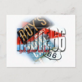 Roy's Cafe Motel - Route 66 Postkarte