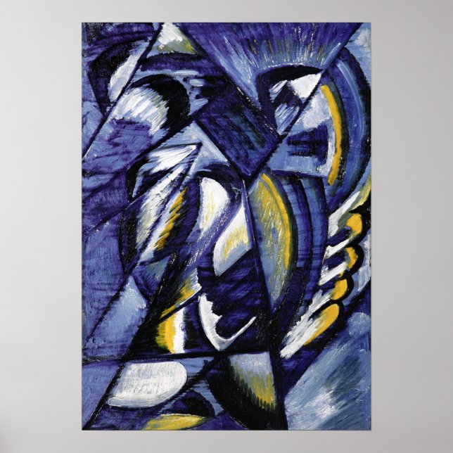 Rozanova - Blue On Tin 1913 Poster (Vorne)