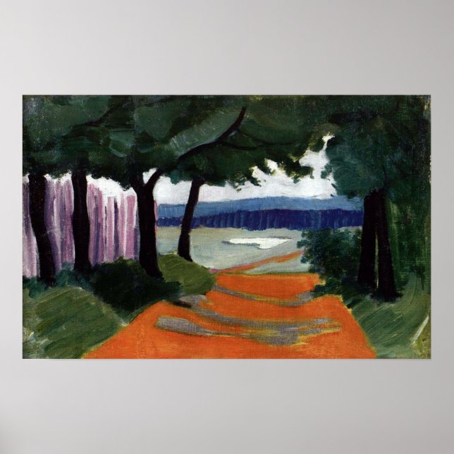 Rozanova - Landschaft 1909 Poster (Vorne)