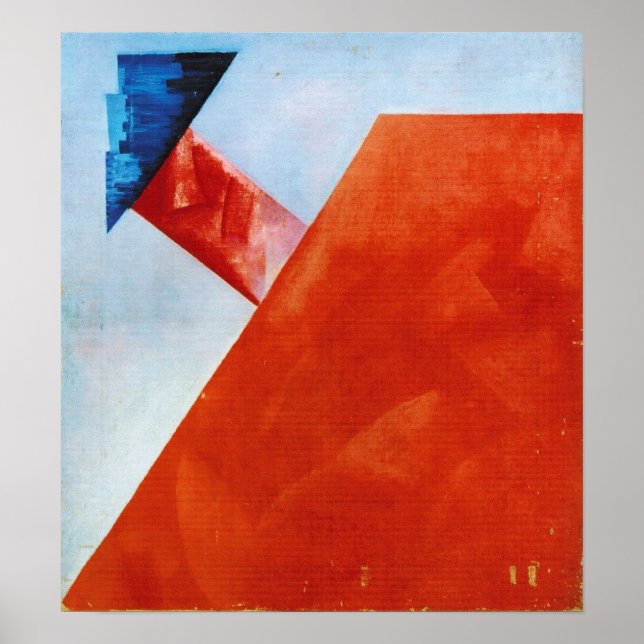 Rozanova - Nichtobjektive Zusammensetzung 1917 Poster (Vorne)