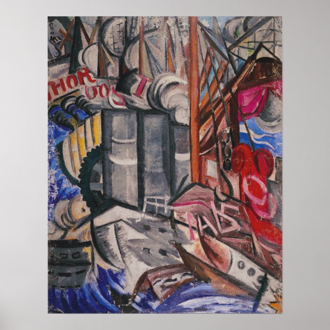 Rozanova - Port 1913 Poster (Vorne)