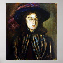 Rozanova - Portrait der Frau 1907