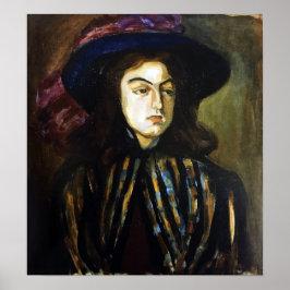 Rozanova - Portrait der Frau 1907 Poster