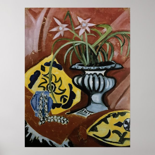 Rozanova - Still Life Vase 1912 Poster (Vorne)