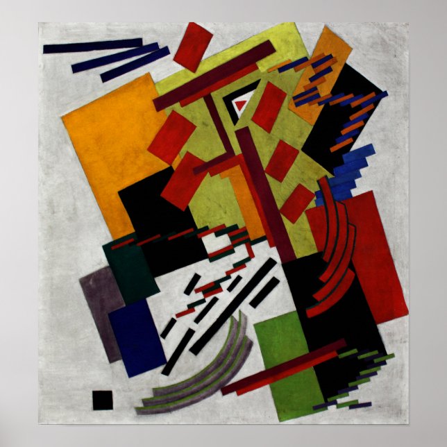 Rozanova - Suprematismus 1916 Poster (Vorne)