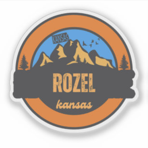Rozel, Kansas Aufkleber